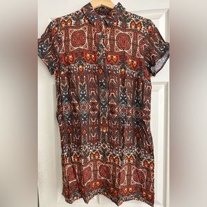 Urban Outfitters, collared mini dress.